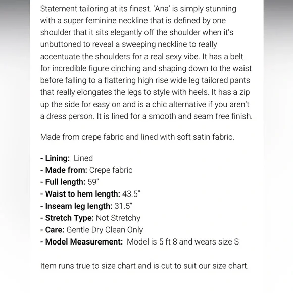 Ana Off-Shoulder Belted Jumpsuit in White - Picture 5 of 15